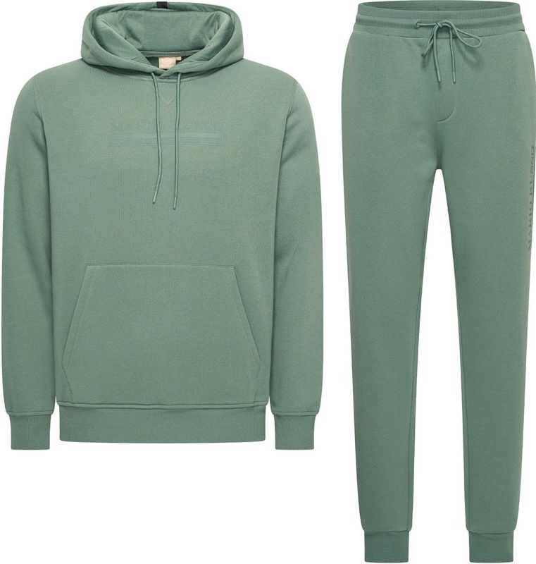 Mario Russo Trainingspak Achilles - Huispak - Joggingpak - Hoodie - Duck Green