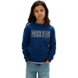 Calvin Klein Sweatshirt 'TERRY SEASONAL'  kobaltblauw