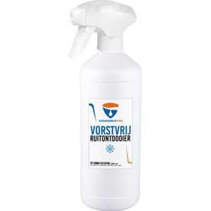 Aquashield Pro Vorst-Vrij - Fles, 1 liter - De-Icer - Ruitontdooier - Ruitontdooispray - Autoruit - Auto