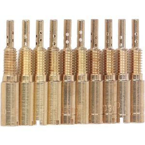 Carb Pilot Slow Jets Set 10 Stuks Metaal Mikuni HS40 HSR42 HSR45 Carburateur Onderdelen - Carb Pilot Slow Jets Kit 15-25 30-40 .