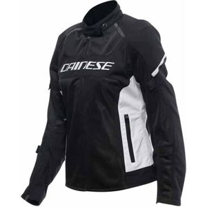 Dainese Air Frame 3 Tex Jacket Wmn Black White White 50 - Maat - Jas