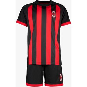 AC Milan tweedelig kinder sport set rood/zwart - Maat 152/158