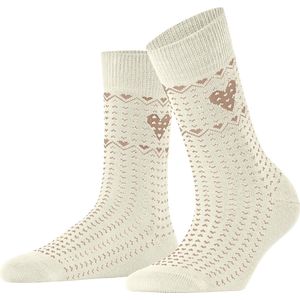 Esprit - Norwegian Heart - Sokken - Wit - Gedessineerd Katoen