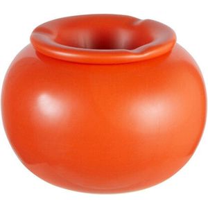 Atmosphera Keramische Asbak - Ø16xH11cm - Oranje