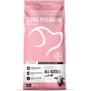 Euro-Premium Puppy Lam - Rijst 12 kg