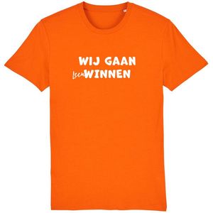 Wij gaan leeuwinnen Rustaagh unisex t-shirt M - Oranje shirt dames - Oranje shirt heren - Oranje shirt nederlands elftal -  WK voetbal 2022 shirt - WK voetbal 2022 kleding - Nederlands elftal voetbal shirt