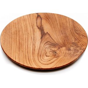 De Teak Root Rond Bord - L