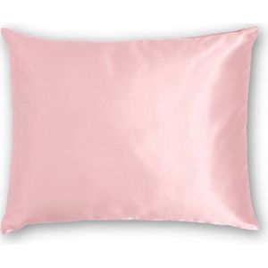 Zijden kussensloop 80x80cm Roze Ritssluiting 19 Momme - Kussensloop set - Luxe Silk Kussensloop 100% moerbei zijde - Zijde kussensloop - Silk Heaven - 80x80cm / Ritssluiting
