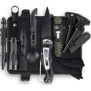 PrimeSelects - Survival Kit - 35 Delige Noodpakket - Overlevingspakket Outdoor - EHBO Kit