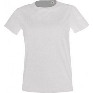 SOLS Dames/dames Imperial Fit T-Shirt met korte mouwen (Wit)