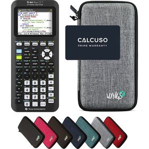 CALCUSO Basispakket lichtgrijs met Grafische Rekenmachine TI-84 Plus CE-T Python Edition