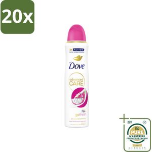 20 x Dove – Deodorant Spray – Dragon Fruit & Coconut Cream – 150 ml - Grootverpakking - Anti-transpirant Spray - Zweetvermindering - Okselverzorging - Frisse Geur - 72 Uur Bescherming