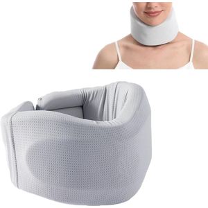 Namajunas - Nekbraces - neksteun - Verstelbare Nekbandage met klittenbandsluiting - Verstelbaar zacht neksteunschuim - Nek-voorwaartse hellingscorrector voor nekondersteuning en pijnverlichting - Houdt de wervels stabiel en uitgelijnd - Spierpijn