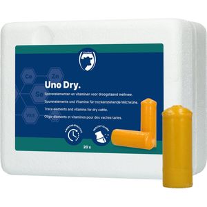 Excellent Uno Dry - Droogstandbolus - Ter ondersteuning van de klauwen en klauwhuid - Met biotine - 20 Stuks