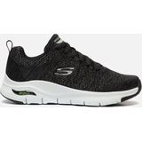 Skechers - Heren Sneakers - Zwart - Stof