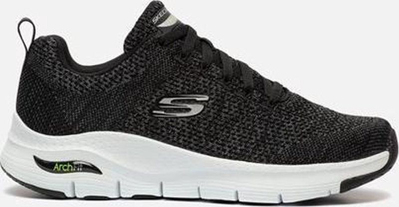 Skechers - Heren Sneakers - Zwart - Stof