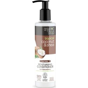 Organic Shop - Coconut & Shea Conditioner - Verzorgend en Voedend - 280 ml - 1 stuk