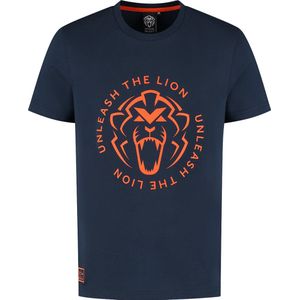 Max Verstappen - Unleash The Lion - T-shirt - Navy