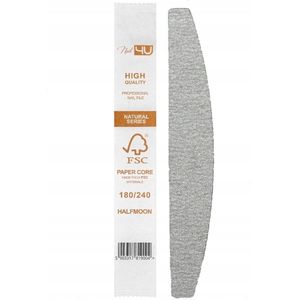 NAIL4U Nagelvijl Halve Maan 180/240 Naturel Papier