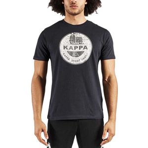 Kappa Tiscout Bar T-shirt Met Korte Mouwen Grijs S Man