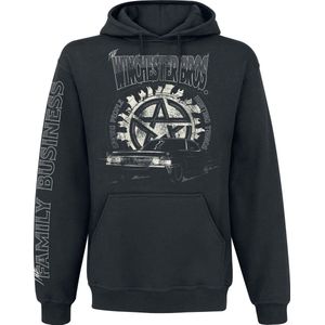 Supernatural Winchester Bros. Heren Trui met capuchon - zwart - XL