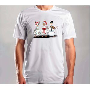 Three Goosnow - T Shirt - MerryChristmas - ChristmasVibes - Funny - Sarcasm - VrolijkKerstfeest - Kerstmis - Grappig - Sarcasme