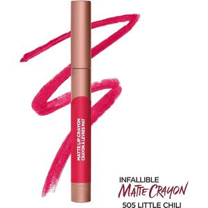 L'Oréal Matte Lip Crayon Lipstick - 505 Little Chili