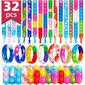 Pop It Polsband - Siliconen Drukpolsband voor Kinderen en Volwassenen | Antistress Zintuiglijk Speelgoed