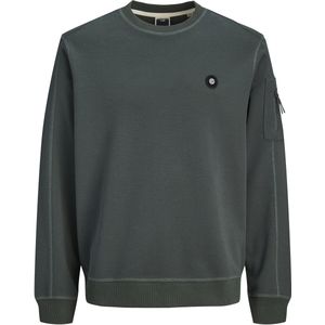 Jack & Jones - Jcojoe - Sweater - Donkergroen - Crew Neck