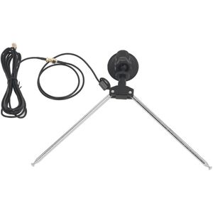 Telescopic Dipole SDR Receiver Antenna Kit for VHF UHF Range Ferrite Choke 60cm RG174 Cable Versatile Mounting