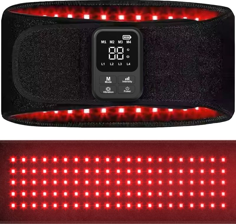 Good4You - Infrarood Rugband - Rood Licht Therapie - Draadloos - 6000mAh - Timer
