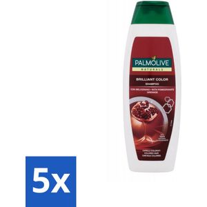 5 x Palmolive Naturals - Shampoo - Brilliant Color - Voor Gekleurd Haar - 350 ml - Vitaliteit - Palmolive