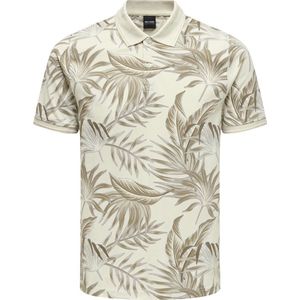 ONLY & SONS ONSKASH SLIM LEAF AOP SS POLO Heren Poloshirt - Maat XXL