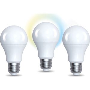 Denver SHL-340 (3-PACK)  - Wifi LED lamp - E27 - Wit licht - Dimbaar - Tuya compatible - Denver Smart Home App - Bedienbaar met Alexa - werkt met Google assistant