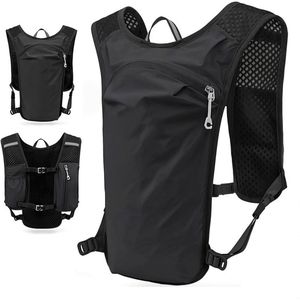 Gloovon® - Hardloopvest - Running Vest - Drinkvest Rugzak - Trailrugzak - Ademende Hardlooprugzak - Lichtgewicht ValuePoint - Voor Hardlopen, Trailrunning & Hiken - Zwart
