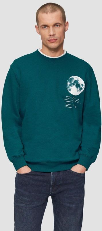 Sweatshirt - Print - Unisex - Katoen - Grijs