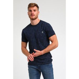 Gabbiano T-shirt T Shirt Allover Print 154915 301 Navy Mannen Maat - XL