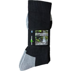 SafeWorker KATOOMBA (3 paar) werksokken 03160053 - Zwart - g.39-42