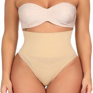 Corrigerend Ondergoed Voor Dames | Corrigerend Slipje | Correctie Buik Ondergoed | Waist Correctie | Beige | Maat  40/42 | L