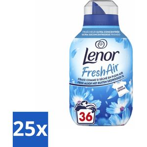 Lenor - Wasverzachter - Fresh Air Ochtendfris - Ultra Geconcentreerd - 36 Wasbeurten - Bulkverpakking - 25 stuks