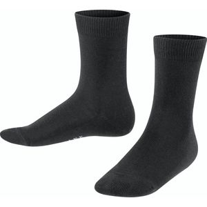 FALKE Family Kinderen Sokken - Zwart - Maat 19-22