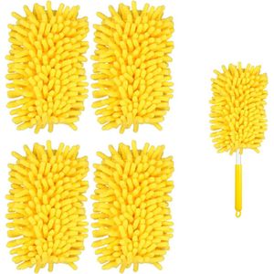 4 Stuks Microvezel Duster Navulls voor Efficiënte Reiniging van Plafondventilatoren