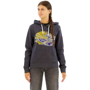 Superdry Tokyo Vl Graphic Hoodie Grijs Vrouw