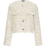 Beige Tussenjas - Zonder Capuchon - 2 Opgestikte Zakken - Knoopsluiting