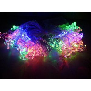 Kerstverlichting - Vorm: Hertjes - 30 LED - 3,8 meter - RGB multicolor