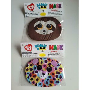Ty  Wasbaar kinder mondkapjes Dangler & Giselle