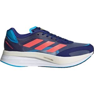 adidas Adizero Boston 10 Heren - Sportschoenen - Hardlopen - Weg - rood/blauw