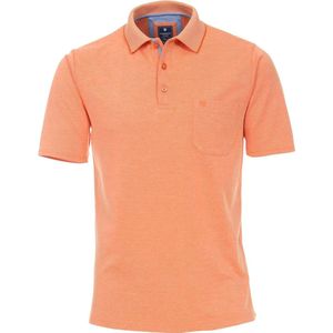 Redmond regular fit poloshirt - oranje melange - Maat: L