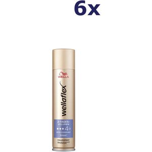 6x Wellaflex Haarlak Volume Extra Sterk 250 ml