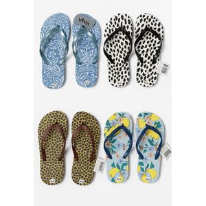 Dames teenslippers – Comfortabele slippers voor zomer, strand en thuis – Maten 36/37 t/m 40/41 – Lichtgewicht & stijlvol